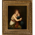 Francouzská kopie obrazu Madame Vigée-Le Brun a její dcera Jeanne-Lucie-Louise