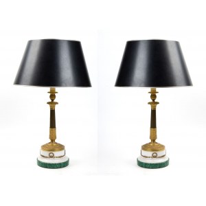 Coppia di lampade francesi