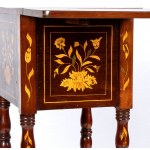 Dutch étagère side table with flaps