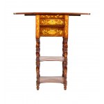 Dutch étagère side table with flaps