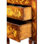 Dutch étagère side table with flaps