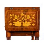 Dutch étagère side table with flaps