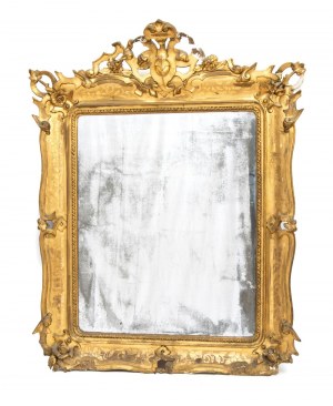 Talianske pozlátené zrkadlo