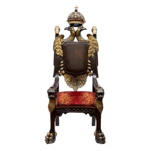 Wooden Throne with Crown - Stanley Kubrick's Eyes Wide Shut (1999)