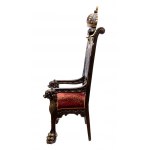 Wooden Throne with Crown - Stanley Kubrick's Eyes Wide Shut (1999)