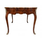 French bureau plate with Chesterfield armchair