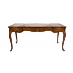 French bureau plate with Chesterfield armchair