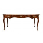 French bureau plate with Chesterfield armchair