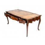 French bureau plate with Chesterfield armchair