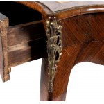 French bureau plate with Chesterfield armchair
