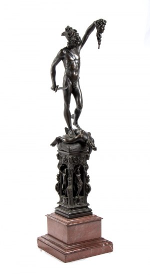 Statua francese in bronzo di Perseo, copia del Cellini