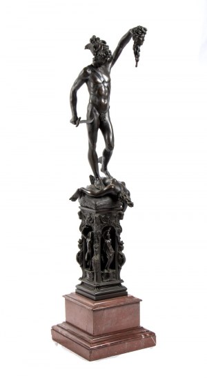 French bronze statue of Perseus, copy of Cellini