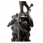 French bronze statue of Perseus, copy of Cellini