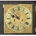 English Georgian chinoiserie grandfather's clock