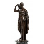 Barbedienne Ferdinand, Barbedienne Ferdinand 1810-1892 French triptych with bronze mantel clock