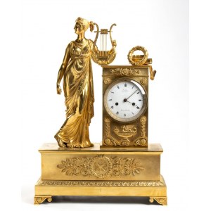 Pierre François Feuchère, Pierre François Feuchère 1737-1823 French Empire bronze mantel clock
