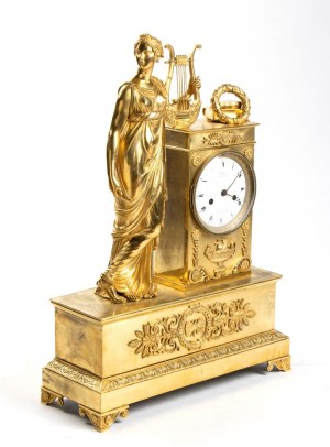 Pierre François Feuchère, Pierre François Feuchère 1737-1823 French Empire bronze mantel clock