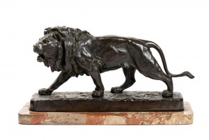 Louis Vidal, Louis Vidal 1831-1892 Rzeźba z brązu przedstawiająca lwa