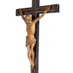 Italian wood and tortoiseshell crucifix