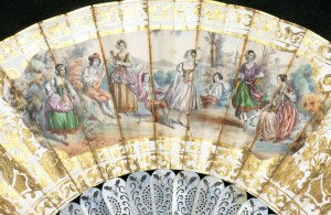 French mother-of-pearl hand fan