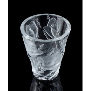 René Lalique Ay, 1860 - Parigi, 1945, René Lalique Ay, 1860 - Parigi, 1945 Francouzská křišťálová váza Ispahan