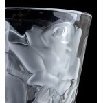 René Lalique Ay, 1860 - Parigi, 1945, René Lalique Ay, 1860 - Parigi, 1945 Francouzská křišťálová váza Ispahan