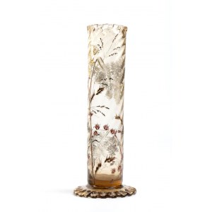 Émile Gallé, Émile Gallé Nancy 1846-Nancy 1904 Glass vase