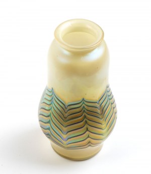 Austrian Iridescent Glass Vase