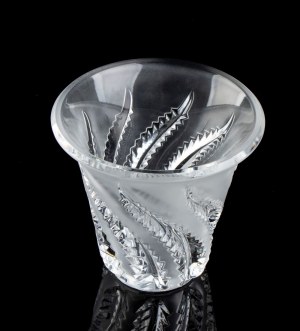 René Lalique Ay, 1860 - Parigi, 1945, Vaso 