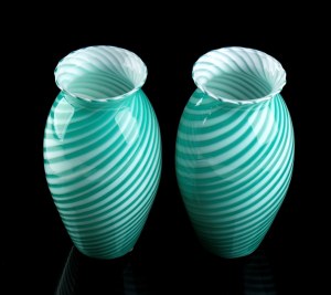 Paar Vasen aus Muranoglas