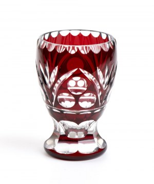 Verre de cristal de Bohème