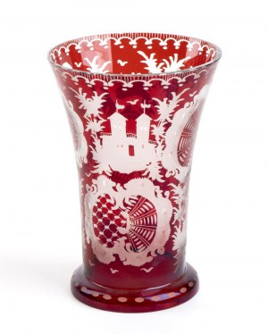 Verre de cristal de Bohème