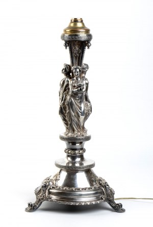 James Dixon & Sons, Lampada inglese placcata in argento di James Dixon & Sons