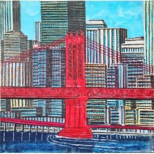 CAPUTO TONINO Lecce 1933 - 2021 "Manhattan Bridge III", CAPUTO TONINO Lecce 1933 - 2021 "Manhattan Bridge III"