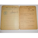 1938-1945. ZBIÓR 4 DOKUMENTÓW WOJSKOWYCH I POLITECHNICZNYCH ZE LWOWA