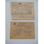 1940-1941. ZBIÓR 8 DOKUMENTÓW ZE LWOWA Z OKRESU OKUPACJI RADZIECKIEJ.