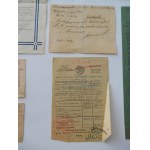 1940-1941. ZBIÓR 8 DOKUMENTÓW ZE LWOWA Z OKRESU OKUPACJI RADZIECKIEJ.