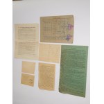 1940-1941. ZBIÓR 8 DOKUMENTÓW ZE LWOWA Z OKRESU OKUPACJI RADZIECKIEJ.