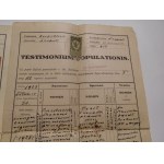 1910-1924. ZBIÓR 3 DOKUMENTÓW ZE LWOWA - ŚWIADECTWO CHRZTU I MAŁŻEŃSTWA