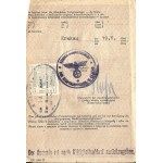 1932-1945. ZBIÓR 5 DOKUMENTÓW LWÓW KRAKÓW - MIEJSKA KOLEJ ELEKTRYCZNA WE LWOWIE I DOKUMENTY WŁADZ OKUPACYJNYCH.
