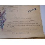 1935. LIST MESTSKEJ RADE V ĽVOVE - STAVEBNÉ POVOLENIE.
