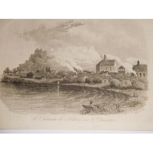 1836 [CASTLE HALICZ NAD DNIESTREM] CHODŹKO Leonard, Le Chateau de Halicz sur le Dniester.