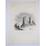 1839. [SKAŁA URYCZ POD SAMBOREM] CHODŹKO Leonard, Vue du Rocher d’Urycz.