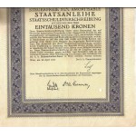 1916. FOURTH 5.5% AUSTRIAN WAR LOAN. ONE THOUSAND CROWNS.