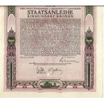 1918. ÔSMA 5,5% RAKÚSKA VOJNOVÁ PÔŽIČKA. STO CORON.