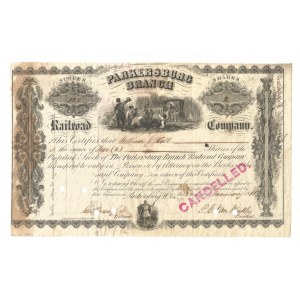 1866. PARKERSBURG BRANCH RAILROAD COMPANY. 2 ACTIONS.