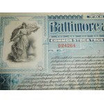 1900-1976. ZBIÓR 3 AKCJI. BALTIMORE AND OHIO RALROAD COMPANY. CANADIAN NATIONAL RAILWAY COMPANY. WESTSHORE RAILROAD COMPANY. 1000 USD.