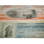 1900-1976. ZBIÓR 3 AKCJI. BALTIMORE AND OHIO RALROAD COMPANY. CANADIAN NATIONAL RAILWAY COMPANY. WESTSHORE RAILROAD COMPANY. 1000 USD.