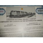 1900-1976. ZBIÓR 3 AKCJI. BALTIMORE AND OHIO RALROAD COMPANY. CANADIAN NATIONAL RAILWAY COMPANY. WESTSHORE RAILROAD COMPANY. 1000 USD.
