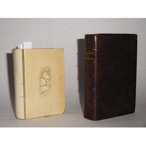 1827-1882. [ZBIÓR 2 DRUKÓW RELIGIJNYCH - MASA PERŁOWA OPRAWA] FRANCOIS DE SALES, Introduction à la vie dévote (…). PAROISSIEN ROMAIN contenant (...).